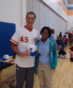 Dr. Mullen and former Reds pitcher and Fox sports TV analyst Chris Welsh     